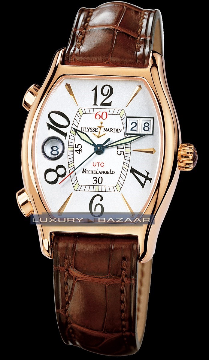 Ulysse Nardin Michelangelo UTC Dual Time (SS/ White / Roman / SS